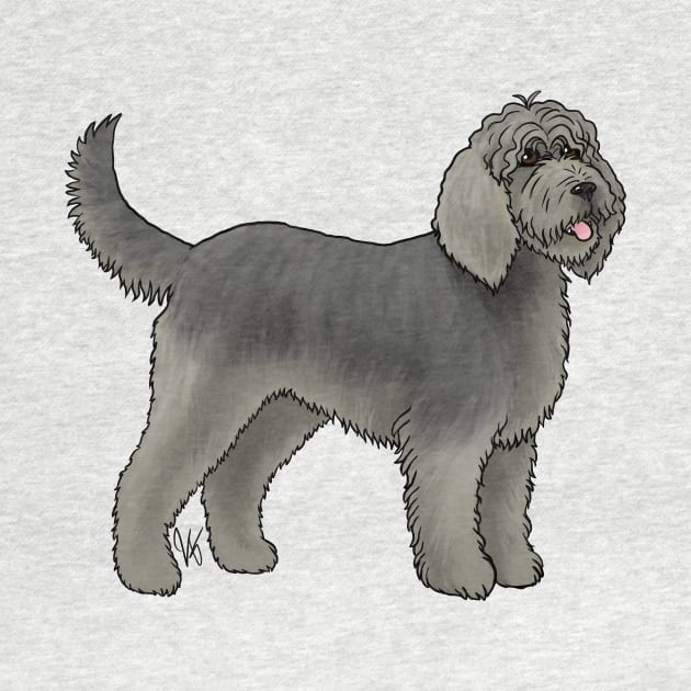 Dog - Otterhound - Blue by Jen's Dogs Custom Gifts and Designs